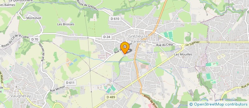 localisation de l'entreprise MADAME VERONIQUE LASSURE à GREZIEU-LA-VARENNE