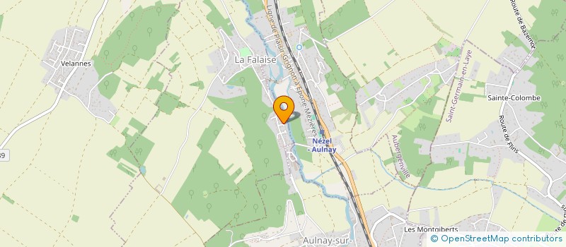 localisation de l'entreprise MADAME VERONIQUE LATOUR  LA FALAISE