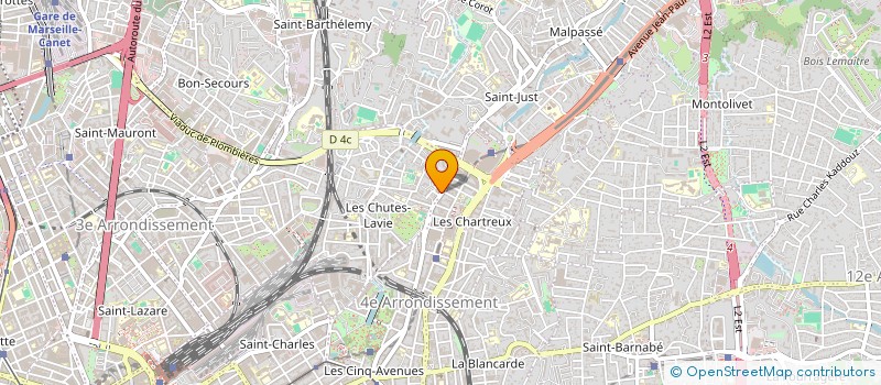 localisation de l'entreprise MADAME VERONIQUE LAUGIER à MARSEILLE