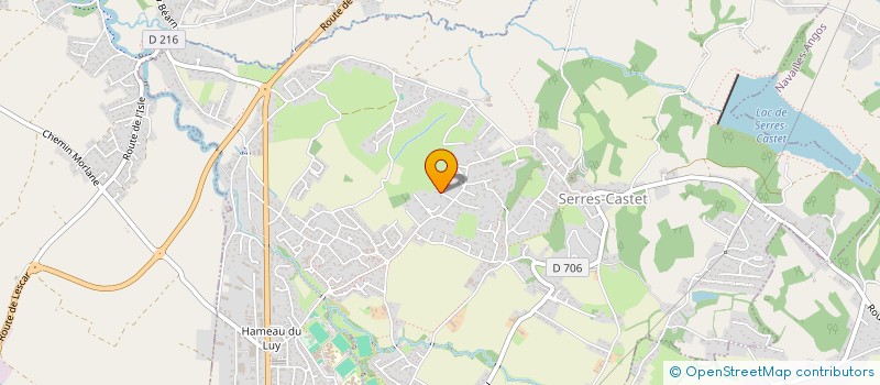 localisation de l'entreprise MADAME VERONIQUE LAUNET  SERRES-CASTET