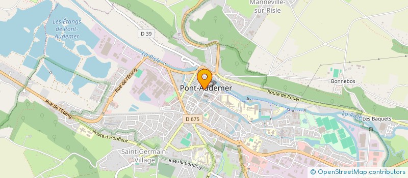 localisation de l'entreprise MADAME VERONIQUE LAURENT à PONT-AUDEMER