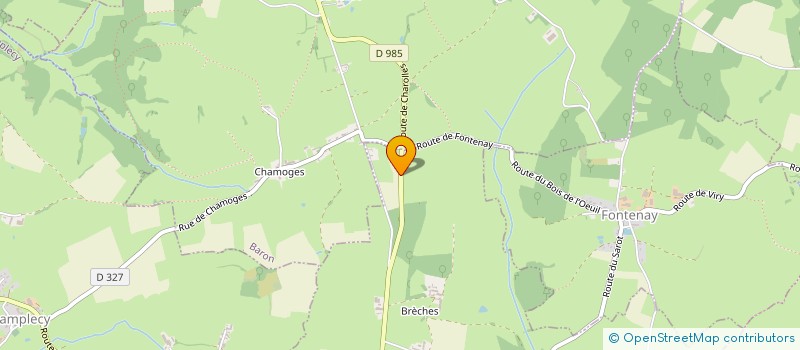 localisation de l'entreprise MADAME VERONIQUE LAURENT  BARON