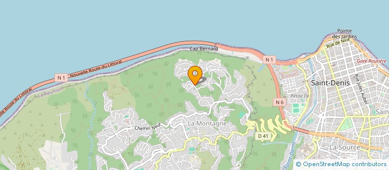 localisation de l'entreprise MADAME VERONIQUE LAURENT  SAINT-DENIS