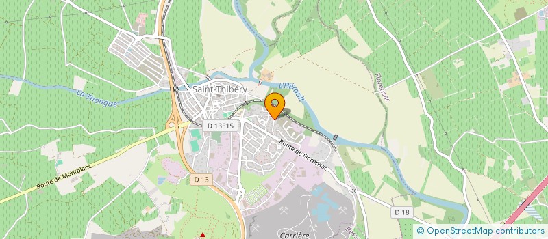 localisation de l'entreprise MADAME VERONIQUE LAUTIER  SAINT-THIBERY