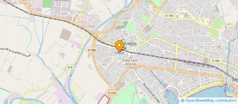 localisation de l'entreprise MADAME VERONIQUE LAWNICZAK à FREJUS