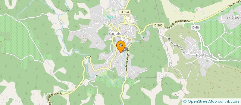 localisation de l'entreprise MADAME VERONIQUE LE BOEDEC à BARJOLS