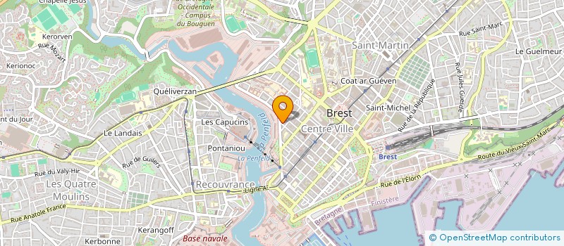 localisation de l'entreprise MADAME VERONIQUE LE BORGNE à BREST