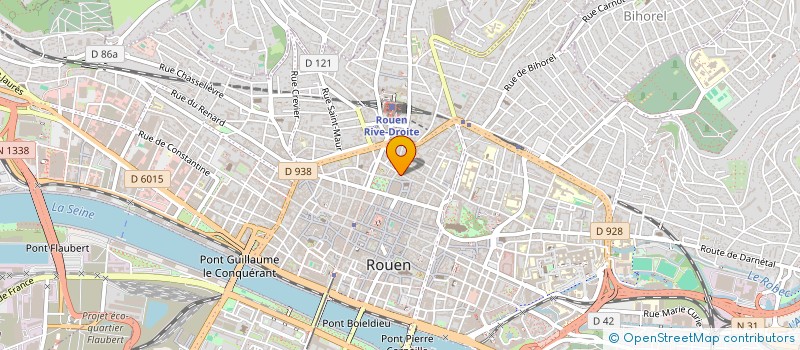localisation de l'entreprise MADAME VERONIQUE LE BRETON à ROUEN