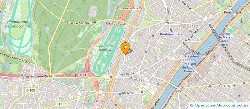 localisation de l'entreprise MADAME VERONIQUE LE BRIS  PARIS