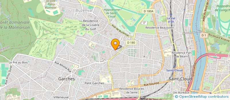 localisation de l'entreprise MADAME VERONIQUE LE BROCH à GARCHES