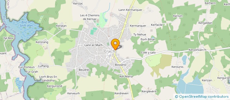 localisation de l'entreprise MADAME VERONIQUE LE CARDIET  CRACH