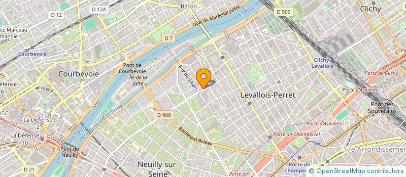 localisation de l'entreprise MADAME VERONIQUE LE CHEVALIER à LEVALLOIS-PERRET