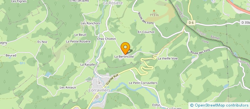 localisation de l'entreprise MADAME VERONIQUE LE DE  LA ROSIERE