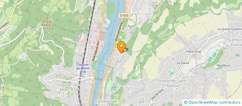 localisation de l'entreprise MADAME VERONIQUE LE MIERE  ROCHETAILLEE-SUR-SAONE