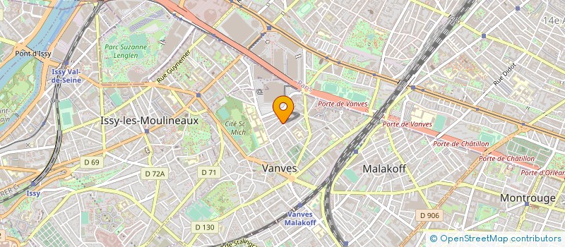 localisation de l'entreprise MADAME VERONIQUE LE MOUEL  VANVES