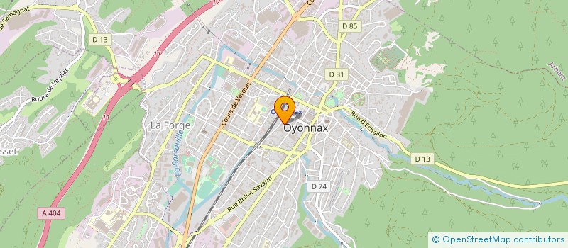 localisation de l'entreprise MADAME VERONIQUE LE PUIL à OYONNAX