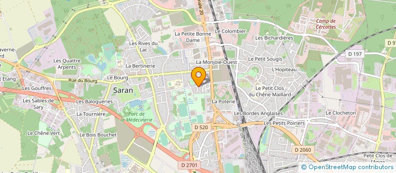 localisation de l'entreprise MADAME VERONIQUE LE SOUDER à SARAN