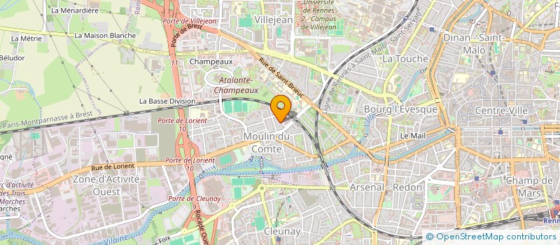 localisation de l'entreprise MADAME VERONIQUE LE VELLY  RENNES