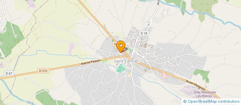 localisation de l'entreprise MADAME VERONIQUE LEBLANC à SAINT-CANNAT