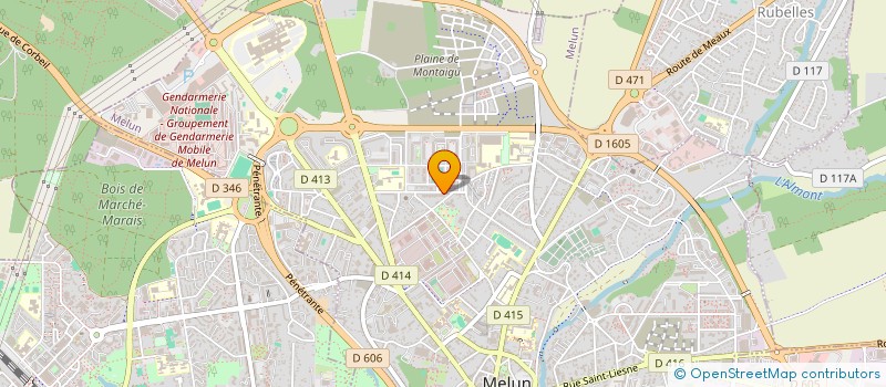 localisation de l'entreprise MADAME VERONIQUE LEBON à MELUN