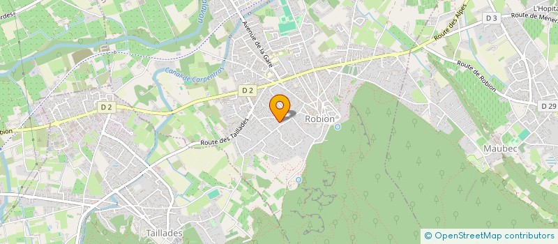 localisation de l'entreprise MADAME VERONIQUE LEBON  ROBION