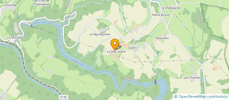 localisation de l'entreprise MADAME VERONIQUE LEBRAUD à CHAMPNETERY