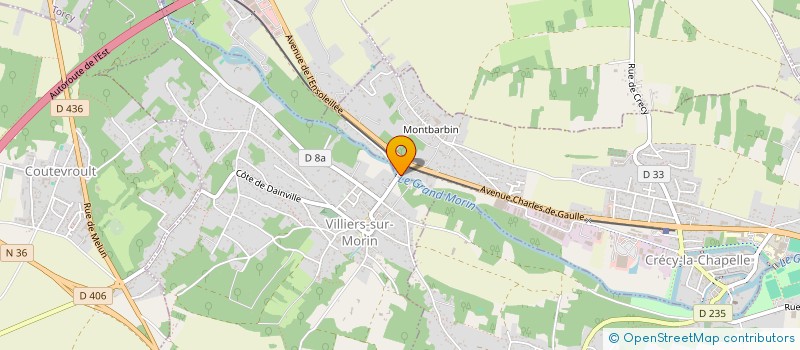 localisation de l'entreprise MADAME VERONIQUE LEBRE  CRECY-LA-CHAPELLE