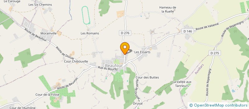 localisation de l'entreprise MADAME VERONIQUE LEBRETON  BEAUFOUR-DRUVAL