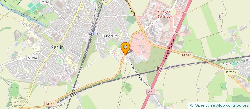 localisation de l'entreprise MADAME VERONIQUE LEBRUN  SECLIN