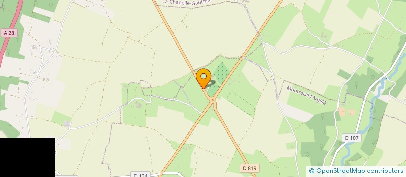 localisation de l'entreprise MADAME VERONIQUE LECACHE  MONTREUIL-L'ARGILLE