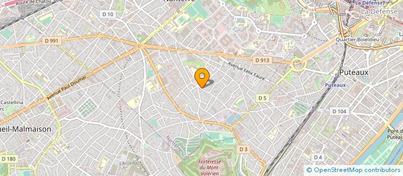 localisation de l'entreprise MADAME VERONIQUE LECHARPY  NANTERRE