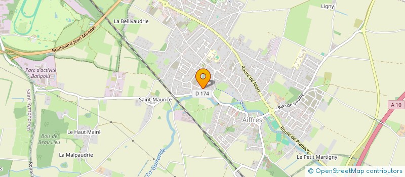 localisation de l'entreprise MADAME VERONIQUE LECHELARD  AIFFRES