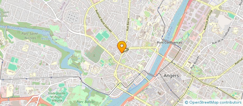 localisation de l'entreprise MADAME VERONIQUE LECHEVALLIER à ANGERS