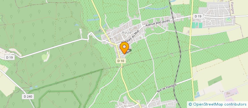 localisation de l'entreprise MADAME VERONIQUE LECLAIRE à AVIZE