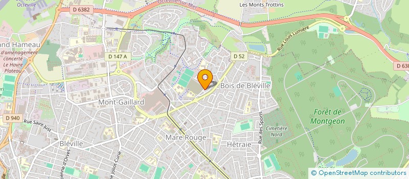 localisation de l'entreprise MADAME VERONIQUE LECLERCQ à LE HAVRE