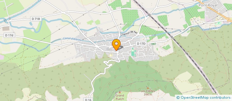 localisation de l'entreprise MADAME VERONIQUE LECOQ  ALLEINS