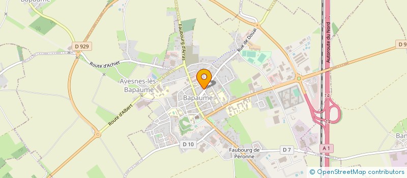 localisation de l'entreprise MADAME VERONIQUE LECTEZ à BAPAUME