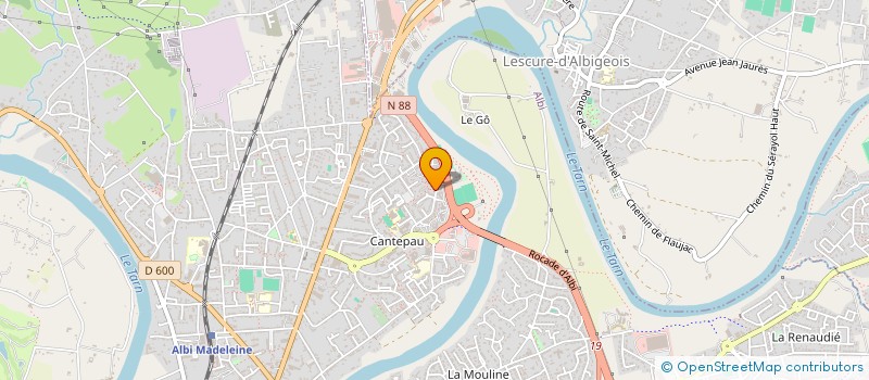 localisation de l'entreprise MADAME VERONIQUE LEDRANS à ALBI