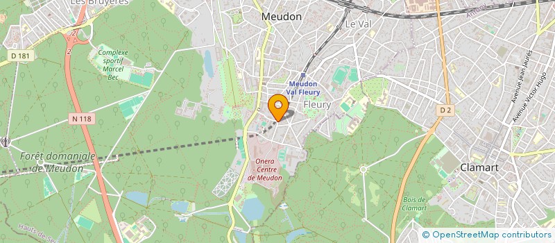 localisation de l'entreprise MADAME VERONIQUE LEFEBVRE à MEUDON