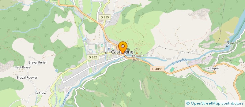 localisation de l'entreprise MADAME VERONIQUE LEFEBVRE  CASTELLANE