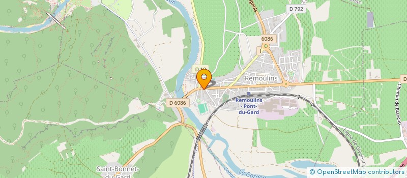 localisation de l'entreprise MADAME VERONIQUE LEFEBVRE  REMOULINS