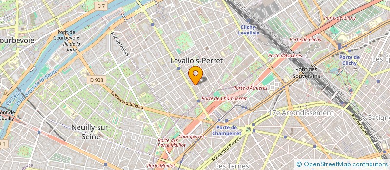 localisation de l'entreprise MADAME VERONIQUE LEFEVRE à LEVALLOIS-PERRET