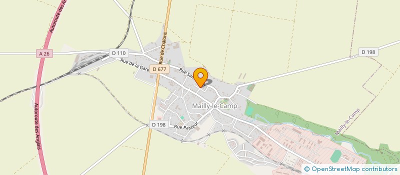 localisation de l'entreprise MADAME VERONIQUE LEFLON  MAILLY-LE-CAMP