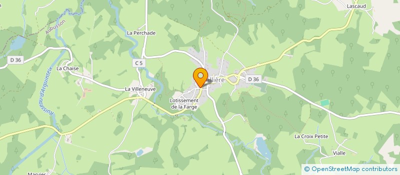 localisation de l'entreprise MADAME VERONIQUE LEFORT à VALLIERE