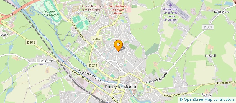 localisation de l'entreprise MADAME VERONIQUE LEGENDRE  PARAY-LE-MONIAL