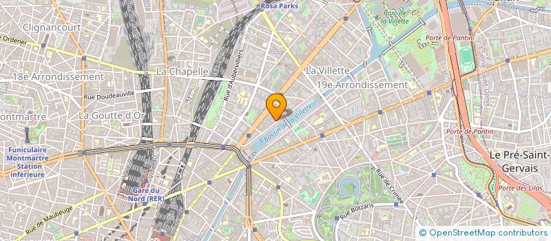 localisation de l'entreprise MADAME VERONIQUE LEGENDRE  PARIS