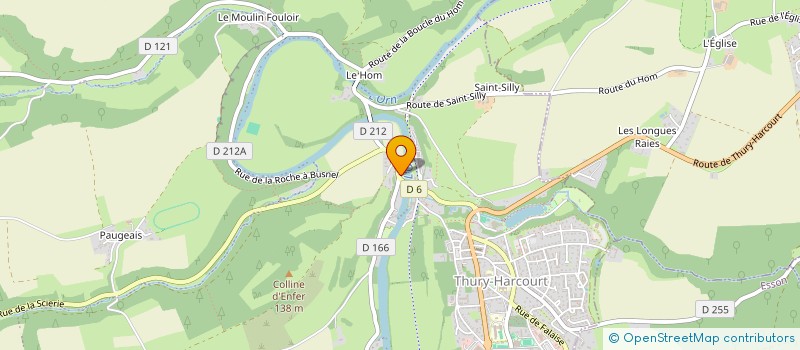 localisation de l'entreprise MADAME VERONIQUE LEGENDRE  THURY-HARCOURT-LE-HOM