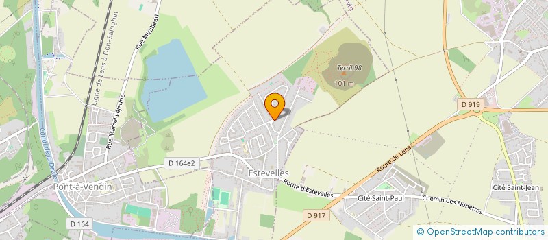 localisation de l'entreprise MADAME VERONIQUE LEGRAND  ESTEVELLES