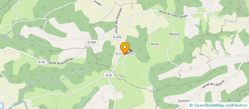 localisation de l'entreprise MADAME VERONIQUE LEJARD  BASSERCLES