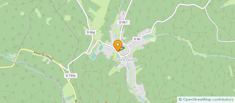 localisation de l'entreprise MADAME VERONIQUE LELOUP  SAINT-QUIRIN